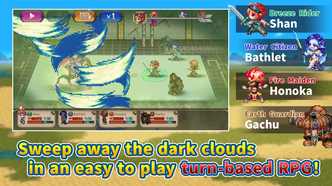 RPG Gale of Windoria - Gameplay image of android game