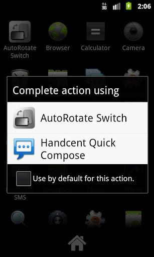 AutoRotate Switch - Image screenshot of android app