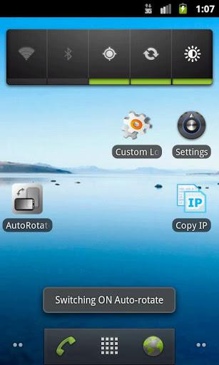 AutoRotate Switch - عکس برنامه موبایلی اندروید