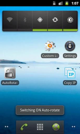 AutoRotate Switch - Image screenshot of android app