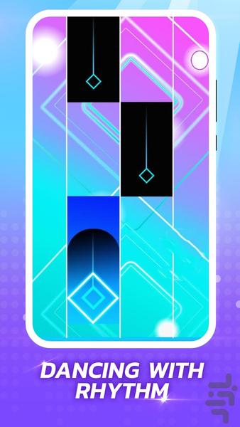 Kep Music Tiles - موزیک پیانو 2025 - Gameplay image of android game