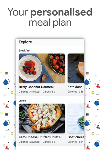 Keto Diet App - Veg Recipes - Image screenshot of android app