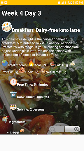 Keto Diet Plan 30 Days - Image screenshot of android app