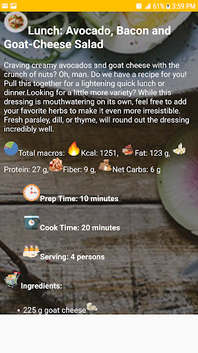 Keto Diet Plan 30 Days - Image screenshot of android app