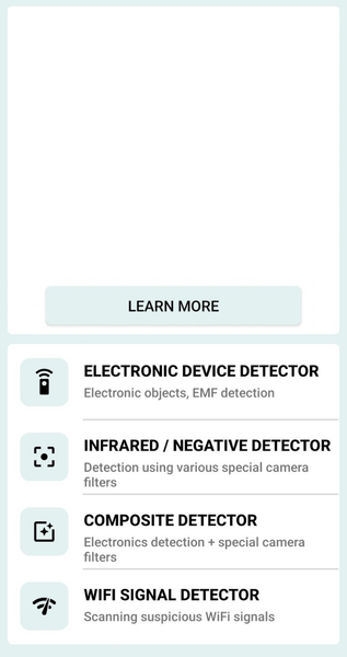 Hidden Camera Detector - Image screenshot of android app