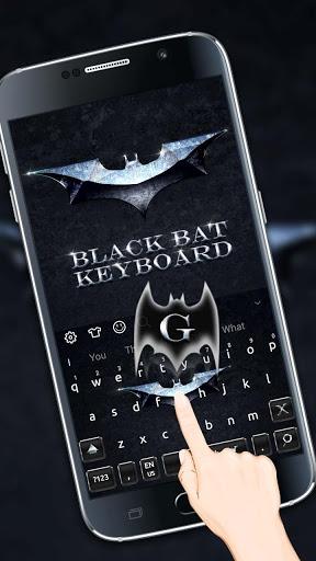 Black Bat Keyboard Theme - Image screenshot of android app
