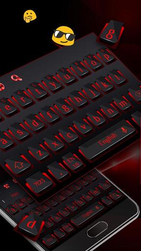 Black Red Business Keyboard - عکس برنامه موبایلی اندروید