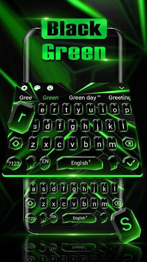 Black Green Crystal Keyboard - عکس برنامه موبایلی اندروید