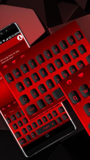 Black Red Metal Keyboard - عکس برنامه موبایلی اندروید