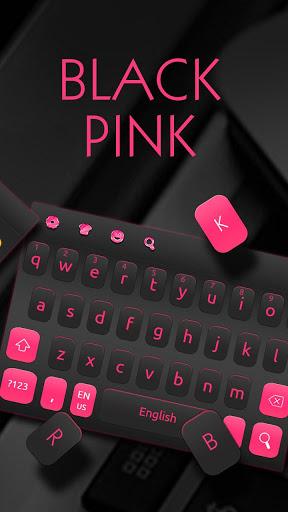 Black Pink Keyboard - Image screenshot of android app
