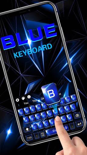 Blue Classic Keyboard - Image screenshot of android app