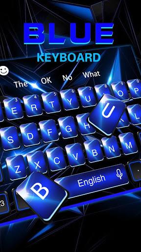 Blue Classic Keyboard - Image screenshot of android app