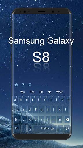 Keyboard for Galaxy S8 - عکس برنامه موبایلی اندروید