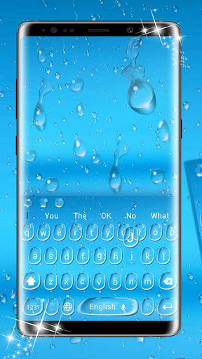 Blue Water Drop Keyboard for Android Download Bazaar