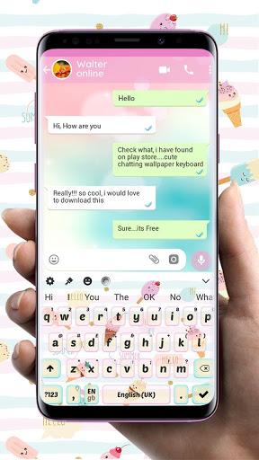 Keyboard Theme for Chatting - Image screenshot of android app