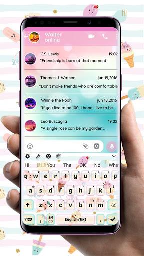 Keyboard Theme for Chatting - Image screenshot of android app