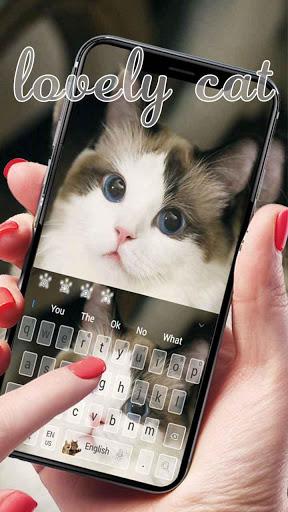 Cute Cat Keyboard - عکس برنامه موبایلی اندروید