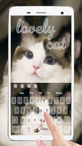 Cute Cat Keyboard - عکس برنامه موبایلی اندروید