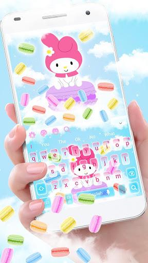 Cute Kawaii Gravity Keyboard Theme - عکس برنامه موبایلی اندروید