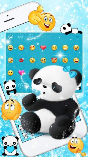 Cute Panda Keyboard - عکس برنامه موبایلی اندروید