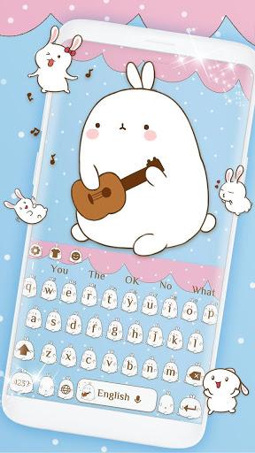 Cute Rabbit Keyboard - عکس برنامه موبایلی اندروید