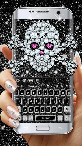 Diamond Skull Keyboard - عکس برنامه موبایلی اندروید