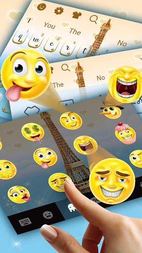 Eiffel Tower Keyboard - عکس برنامه موبایلی اندروید