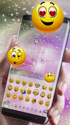 Color Water Drops Keyboard - عکس برنامه موبایلی اندروید