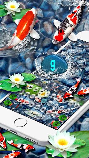Koi Fish Keyboard Theme - Image screenshot of android app