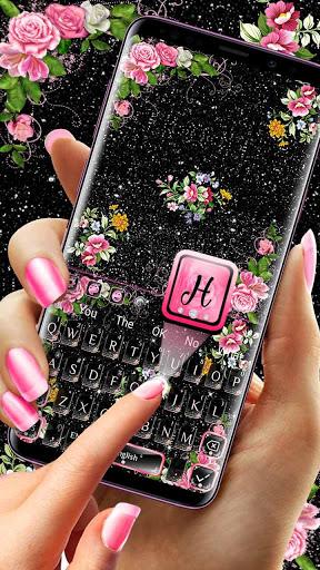 Floral Keyboard - عکس برنامه موبایلی اندروید