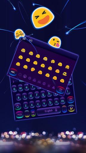 Fluorescent neon Keyboard - Image screenshot of android app
