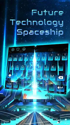 Future Spaceship Keyboard - Image screenshot of android app
