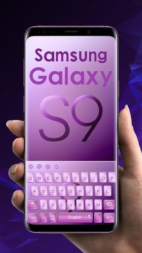 Purple Keyboard for Galaxy S9 - عکس برنامه موبایلی اندروید