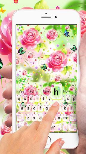 Garden Rose Keyboard Theme - عکس برنامه موبایلی اندروید