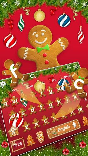 Gingerbread Man Keyboard - Image screenshot of android app