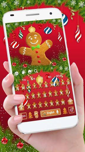 Gingerbread Man Keyboard - Image screenshot of android app