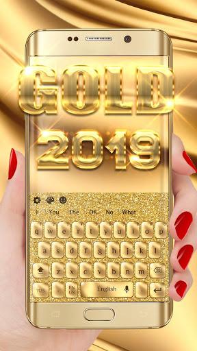 Gold 2019 Keyboard - عکس برنامه موبایلی اندروید