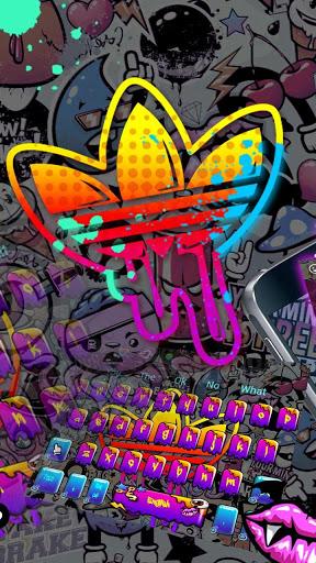 Graffiti Street Keyboard Theme - Image screenshot of android app