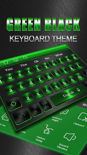 Green Black Metal Keyboard - Image screenshot of android app