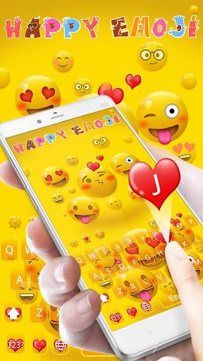 Happy Emoji Keyboard - عکس برنامه موبایلی اندروید