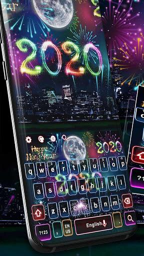 2020 Happy New Year Keyboard Theme - عکس برنامه موبایلی اندروید
