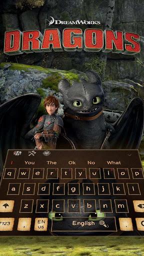 How to Train Your Dragon Adventure Keyboard Theme - عکس برنامه موبایلی اندروید