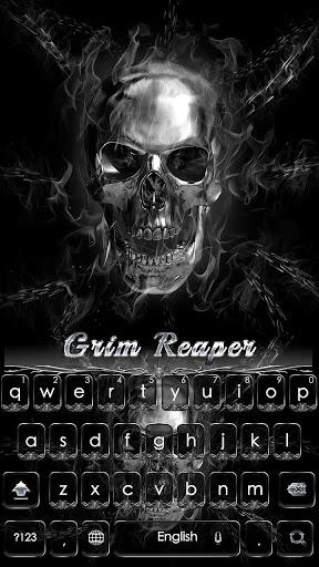 Skull Grim Reaper Keyboard - عکس برنامه موبایلی اندروید