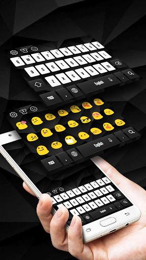 Black & White Keyboard - Image screenshot of android app