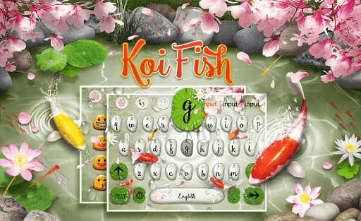 Koi Fish Keyboard Theme - Image screenshot of android app