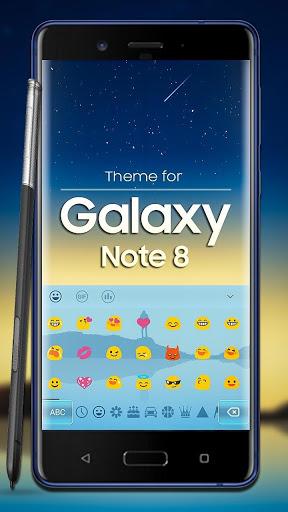 Keyboard for Galaxy Note 8 - عکس برنامه موبایلی اندروید