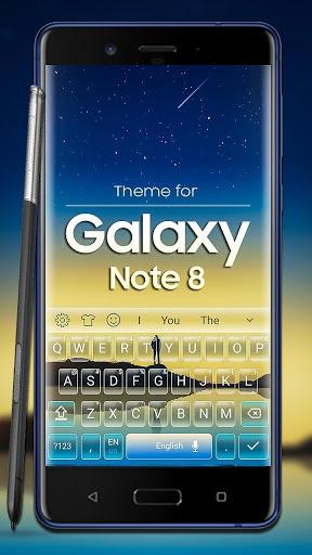 Keyboard for Galaxy Note 8 - عکس برنامه موبایلی اندروید