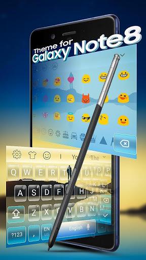 Keyboard for Galaxy Note ۸ - عکس برنامه موبایلی اندروید