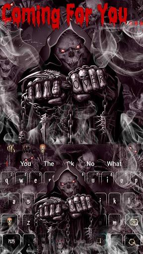 Diable Mortality Death Skull Keyboard - Image screenshot of android app