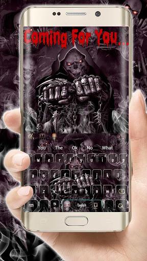 Diable Mortality Death Skull Keyboard - عکس برنامه موبایلی اندروید